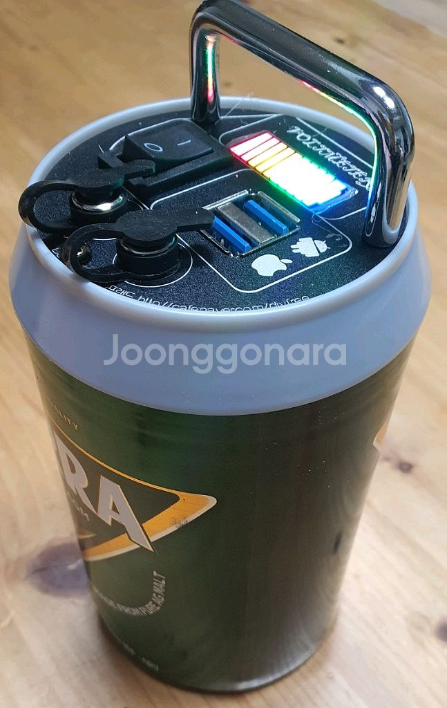 캠핑 갬성 맥주캔 파워뱅크 맥뱅(12.6V 14A)--4