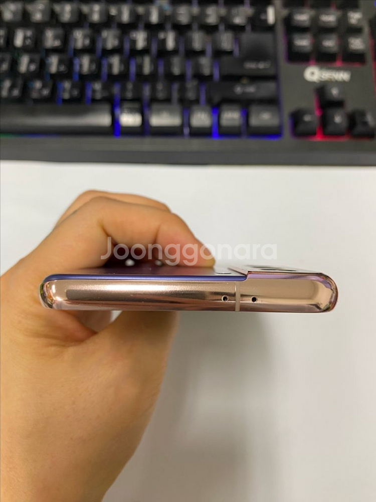 SK 갤럭시S21 퍼플 액정SS급 256G 무잔상--3