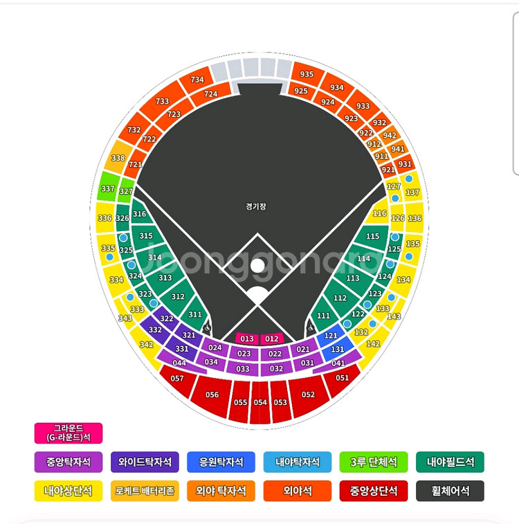 2,3,4연석 7월 3일 롯데자이언츠티켓 롯데vs엘지--0