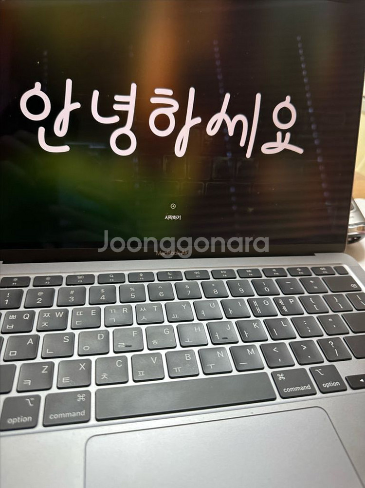 맥북에어13 램8 스페이스 그레이 ssd256 m1--1