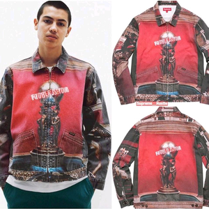 [L] 슈프림 스카페이스 17FW 데님 워크 자켓