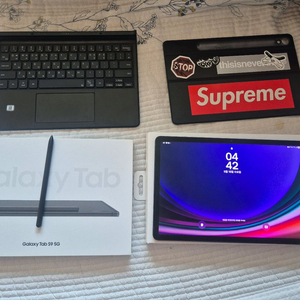 갤럭시탭 S9 256gb 그라파이트 5G 키버드북커버