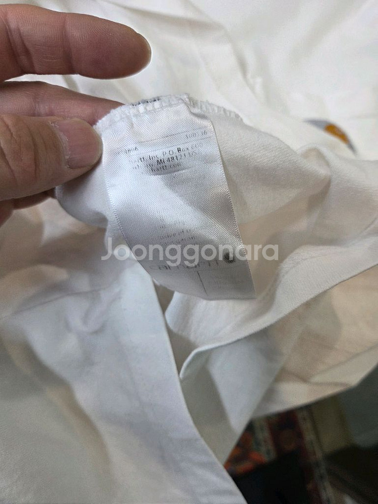 칼하트 포켓 반팔 화이트 레귤러 s--4