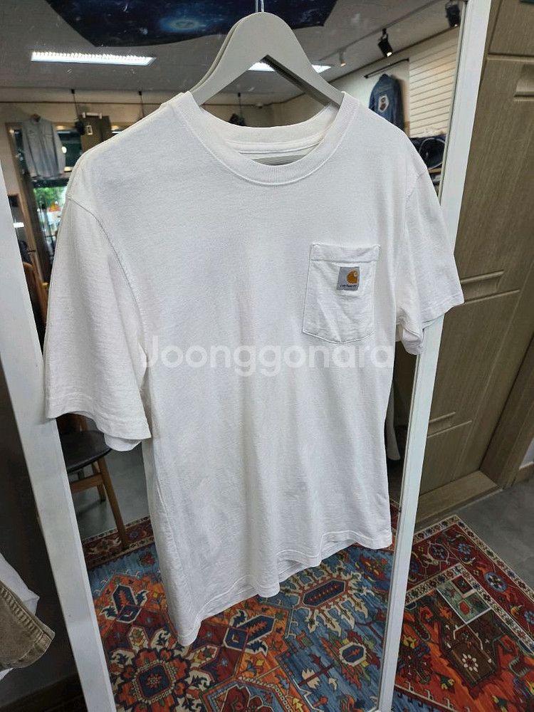 칼하트 포켓 반팔 화이트 레귤러 s--5