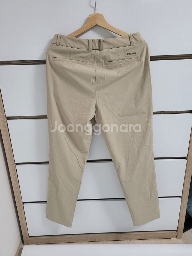새상품)디스커버리 남성 경량 나일론 스판 슬림핏 긴바지--5