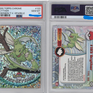 2000탑스스파클스라크PSA 10 포켓몬카드