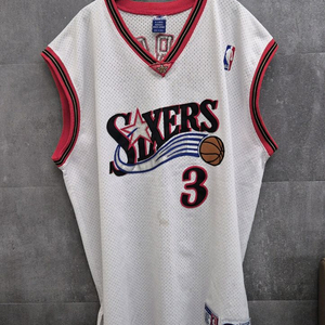 NBA 챔피온 필라델피아 세븐티식서스 아이버슨 져지 X