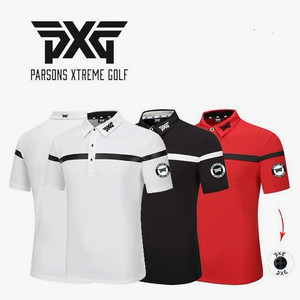 PXG 골프 남성 투어핏 기능성 반팔 카라티