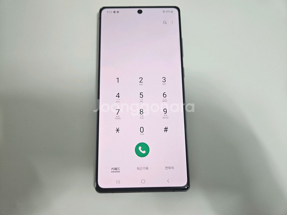 노트20 블랙 256G lgu A급--1