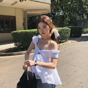 더바넷 magnolia off-shoulder top