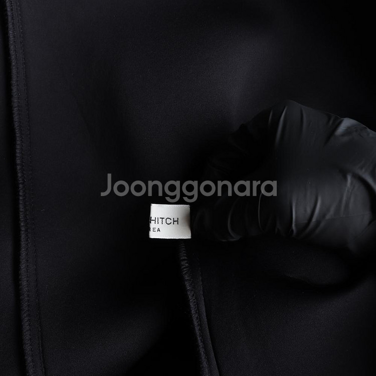 [S]네온히치 블랙 민소매 플레어 미니 드레스 원피스--5