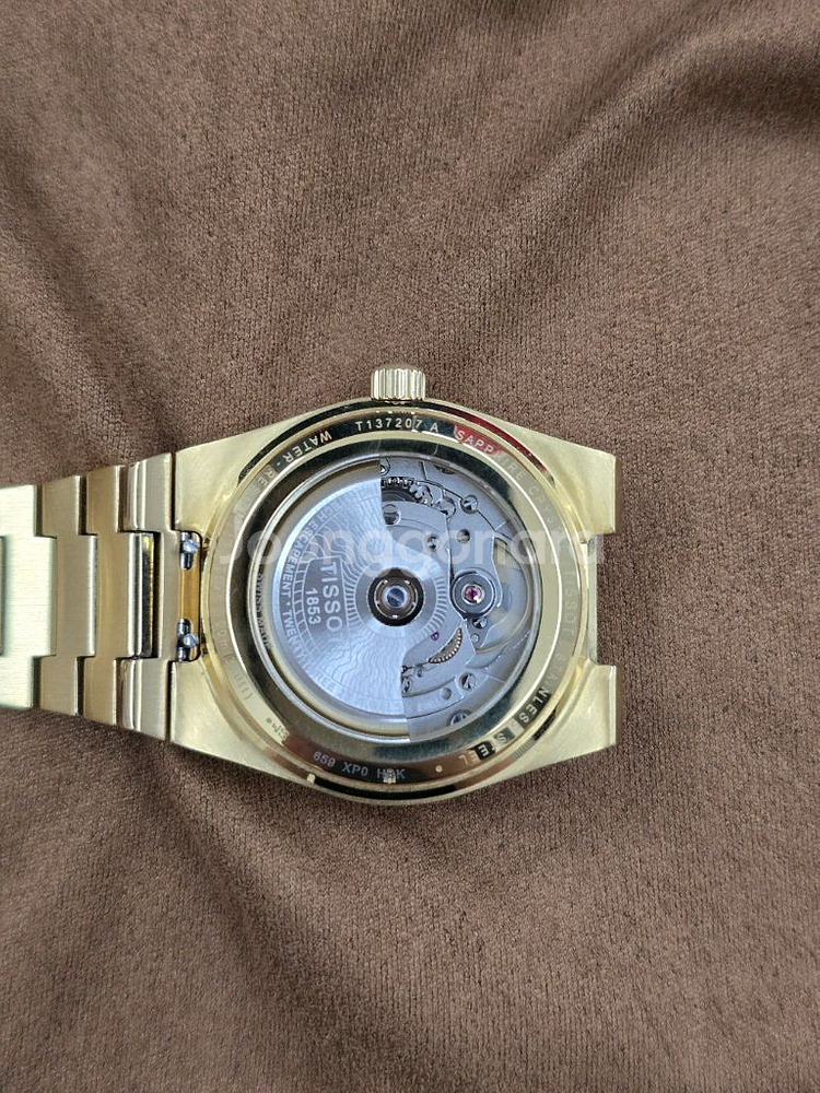 티쏘 prx35mm 파워매틱80 골드 판매합니다--5