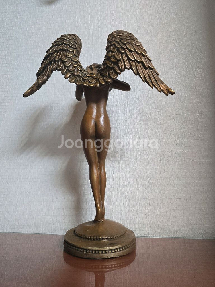 유럽브론즈 천사작품 적동--1