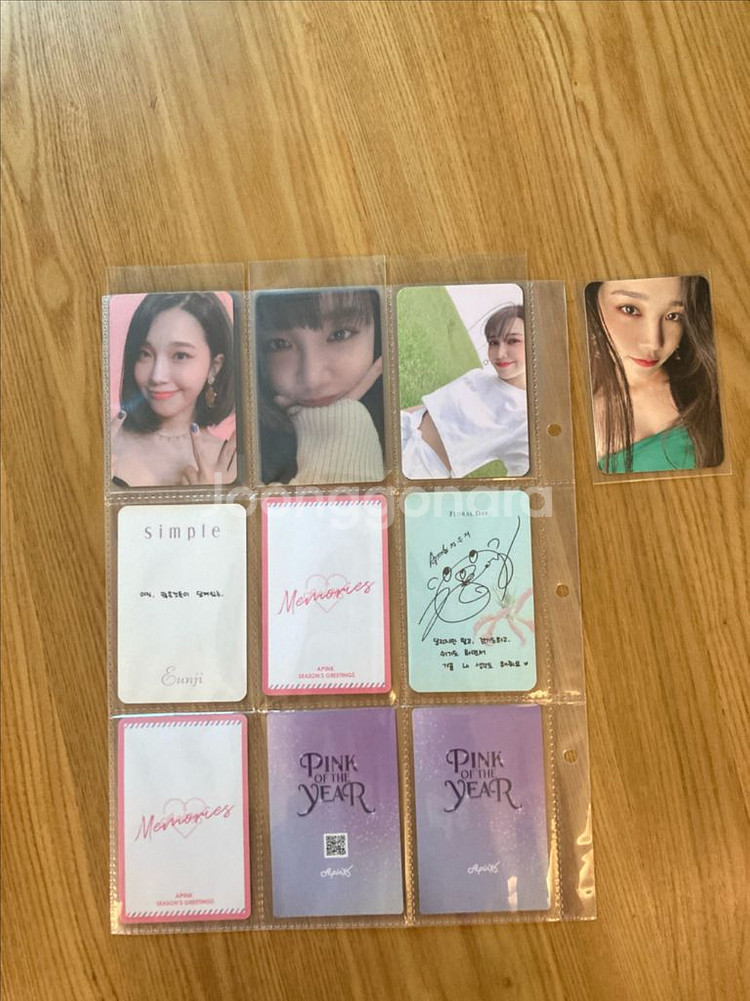 에이핑크 10주년 폴라로이드, 포카 등 일괄--1