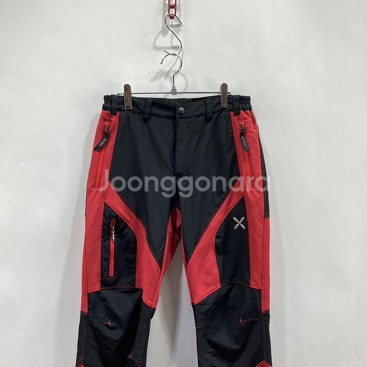 몬츄라 여성등산팬츠 레드블랙 26 영구제--1