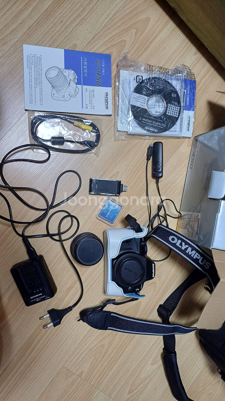 올림푸스 e-450 디지털 카메라 팝니다--0