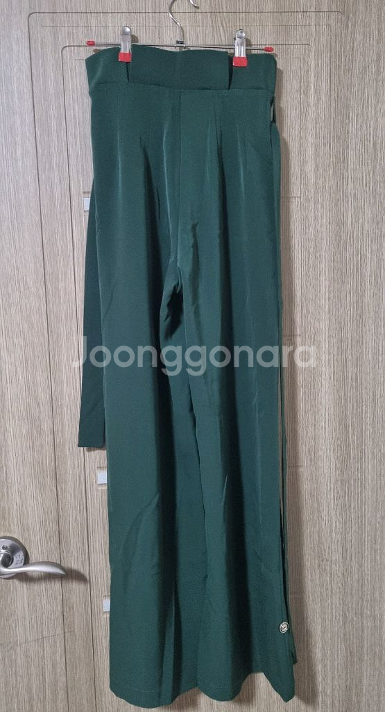 라틴 댄스복 바지 다크그린--0