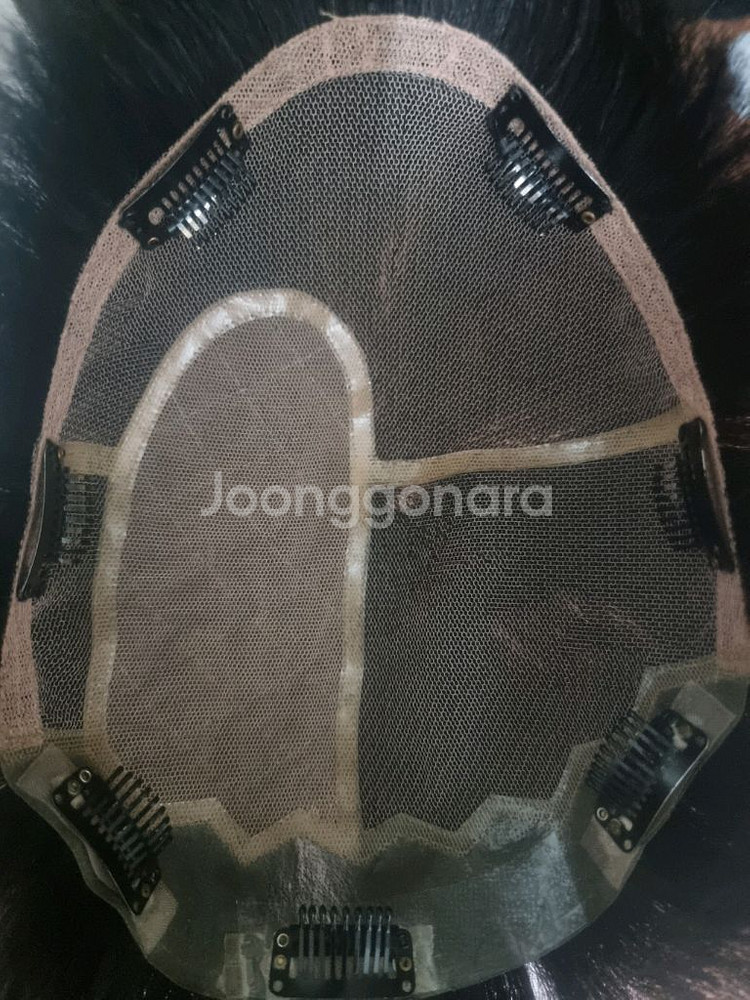 100% 인모 남성 가발 클립형 가발 팝니다--1