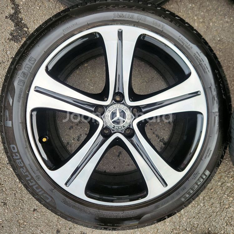벤츠 E클래스 W213 18인치 정품 휠 타이어 세트--3