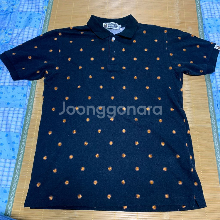 M) Bape 베이프 마일로패턴 카라티--0