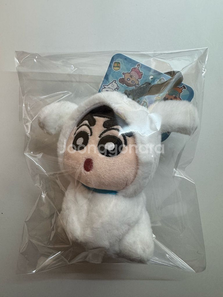 꼬리가 돌아가는 흰둥이 짱구 인형 키링--0