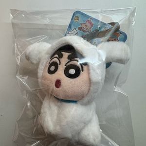 꼬리가 돌아가는 흰둥이 짱구 인형 키링