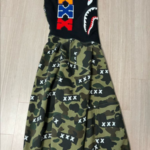 베이프 x 갓 셀렉션 xxx 후드집업 팔아요