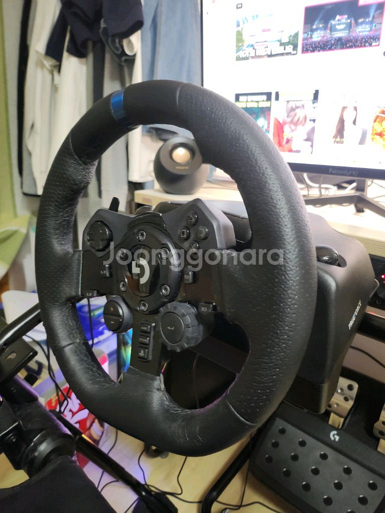 로지텍 G923+gt라이트 풀셋--2