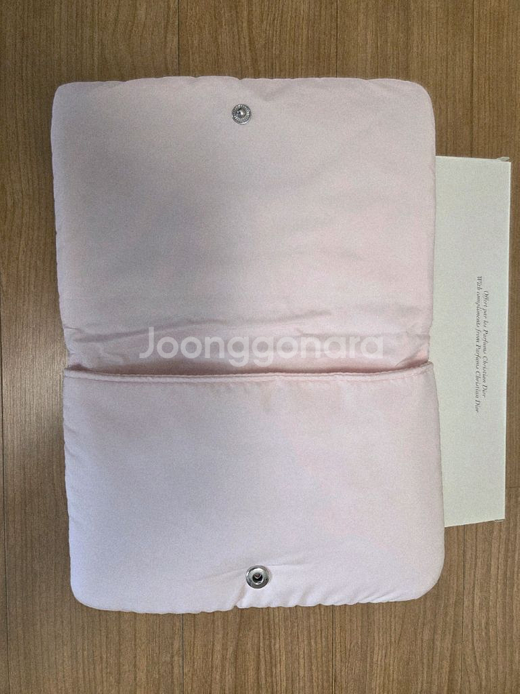 (미사용 새제품) 디올 뷰티 핑크 클러치 파우치--2