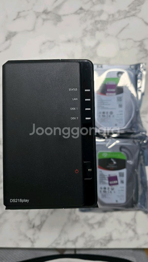 시놀로지 DS218play NAS 4테라 아이언울프--0