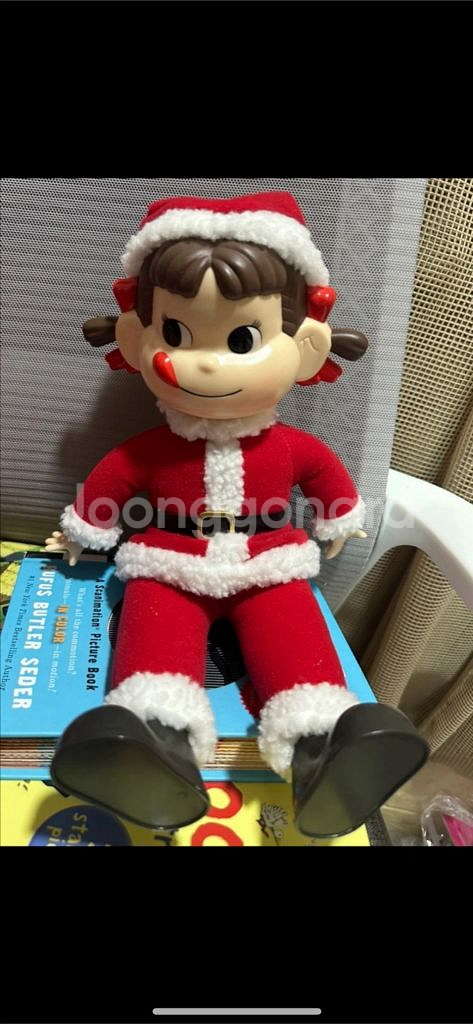 페코짱 빈티지 산타 인형--2