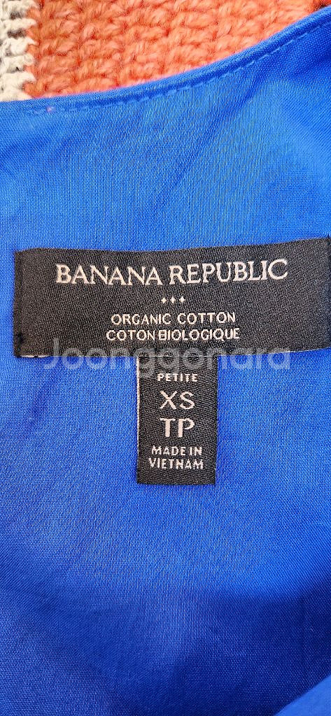 banana republic 면 100% 바스락 티어드--5