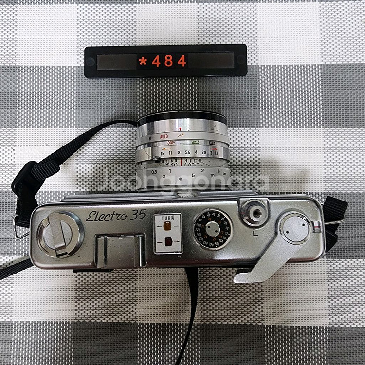 야시카 일렉트로 35 g 필름카메라 실버바디--1