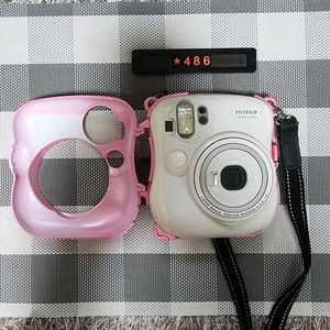 후지 인스탁스 미니 25 화이트 폴라로이드 케이스포함
