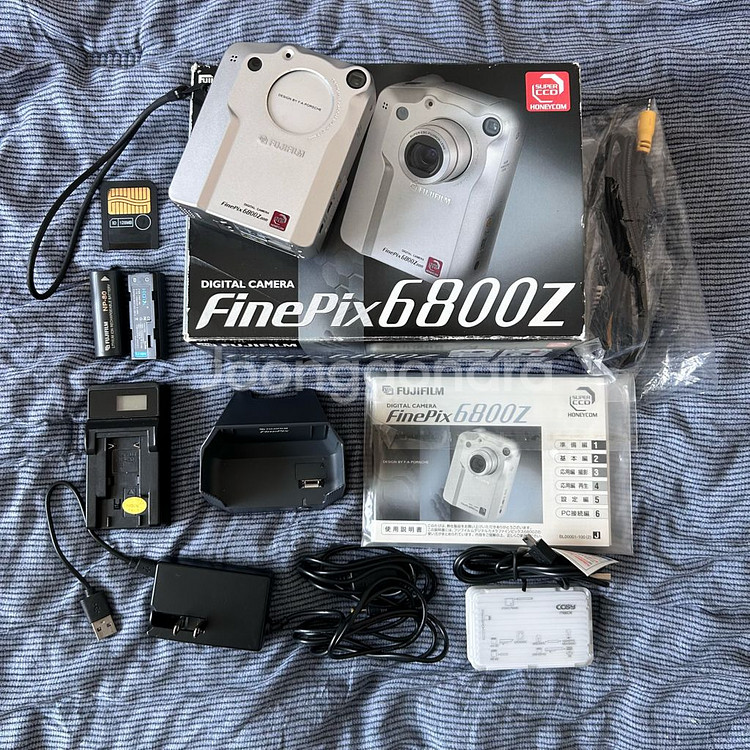 Fujifilm 6800z 빈티지 디카 풀박스--0