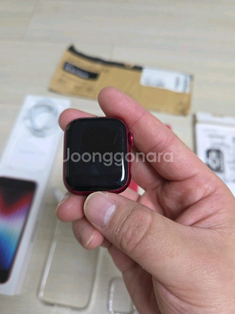 애플 product red 세트! 워치7+아이폰se3--5