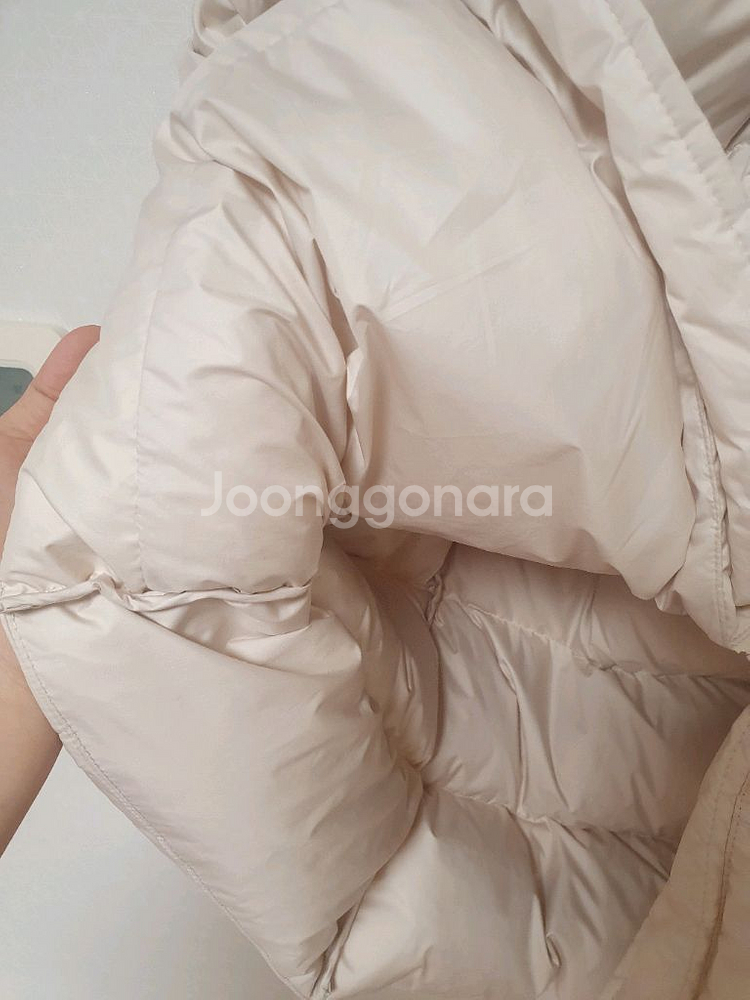 베니토 아이보리 롱패딩--4