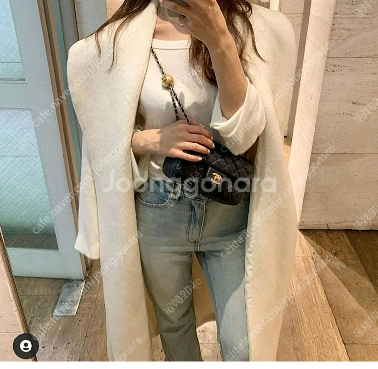 나는 꽃 알파카 수리 코트--0