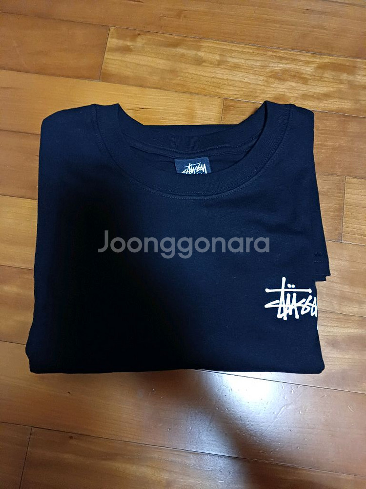 스투시 기본 반팔티 라지.엑스라지--0