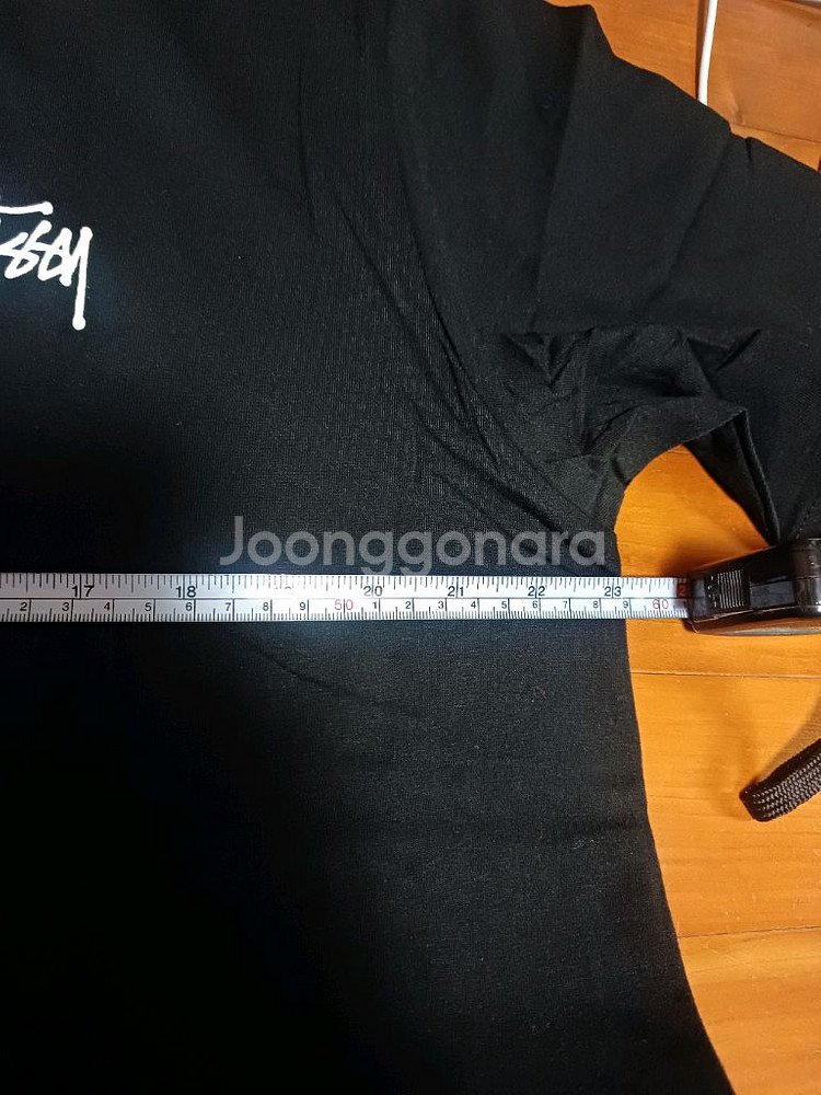 스투시 기본 반팔티 라지.엑스라지--3