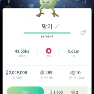 포켓몬고 배경 이로치 망키 판매