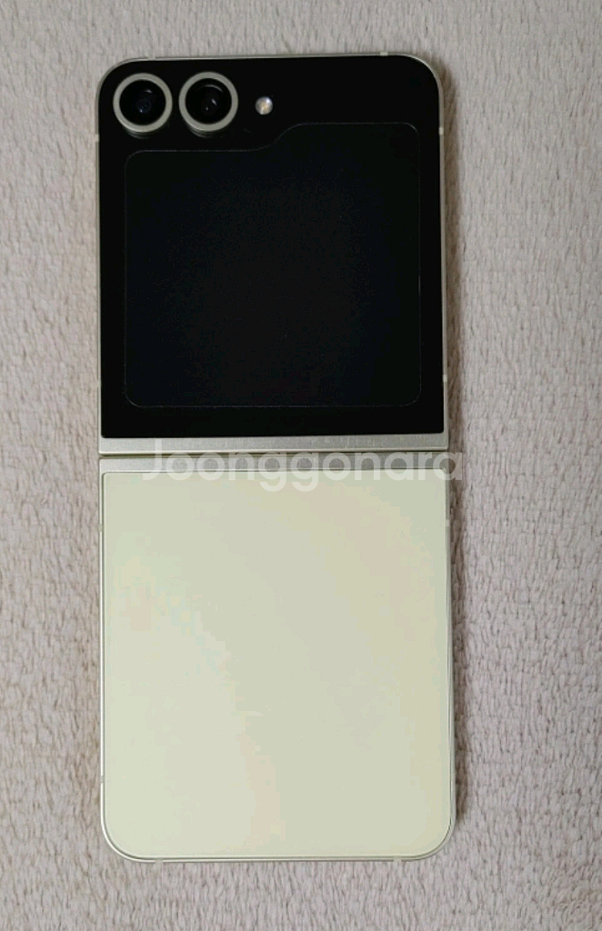 삼성 갤럭시 플립6 256기가 엘로우색상 공기계 싸게팝--3