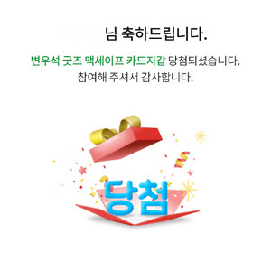 변우석 맥세이프 카드지갑