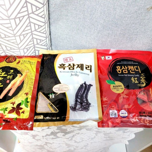 6년근 홍삼 젤리 / 흑삼 젤리 / 홍삼 캔디 3종세트