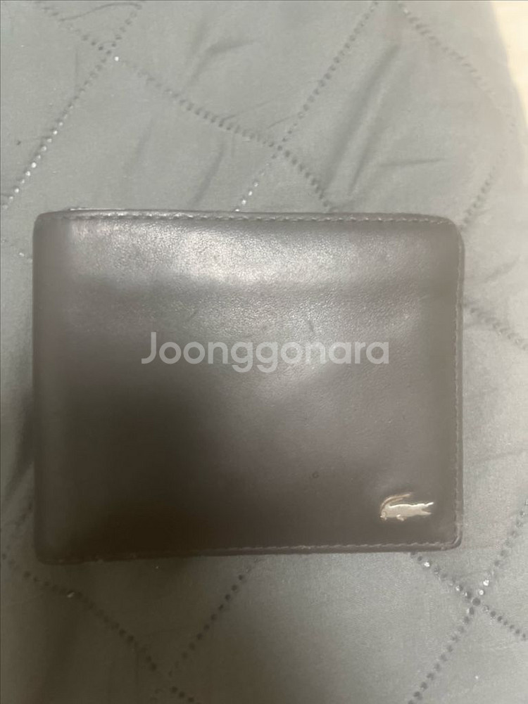 라코스테 반지갑 블랙--0