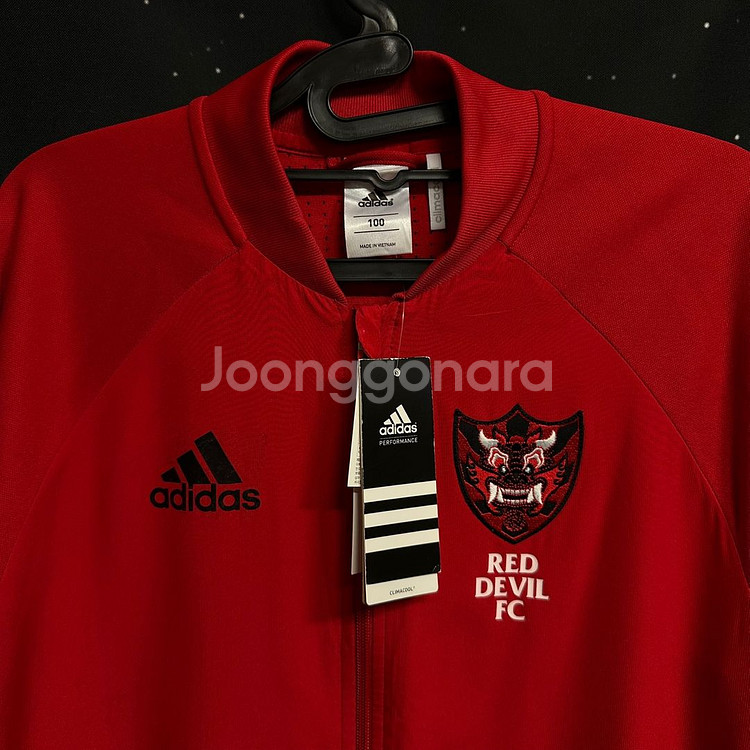 [100] 아디다스 2002 국대 레드데빌fc 져지--1