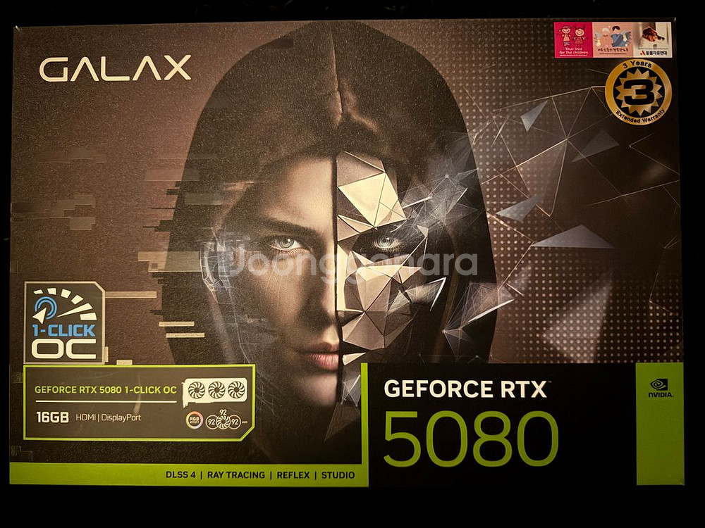 RTX 5080 GALAX BLACK OC 16GB--0