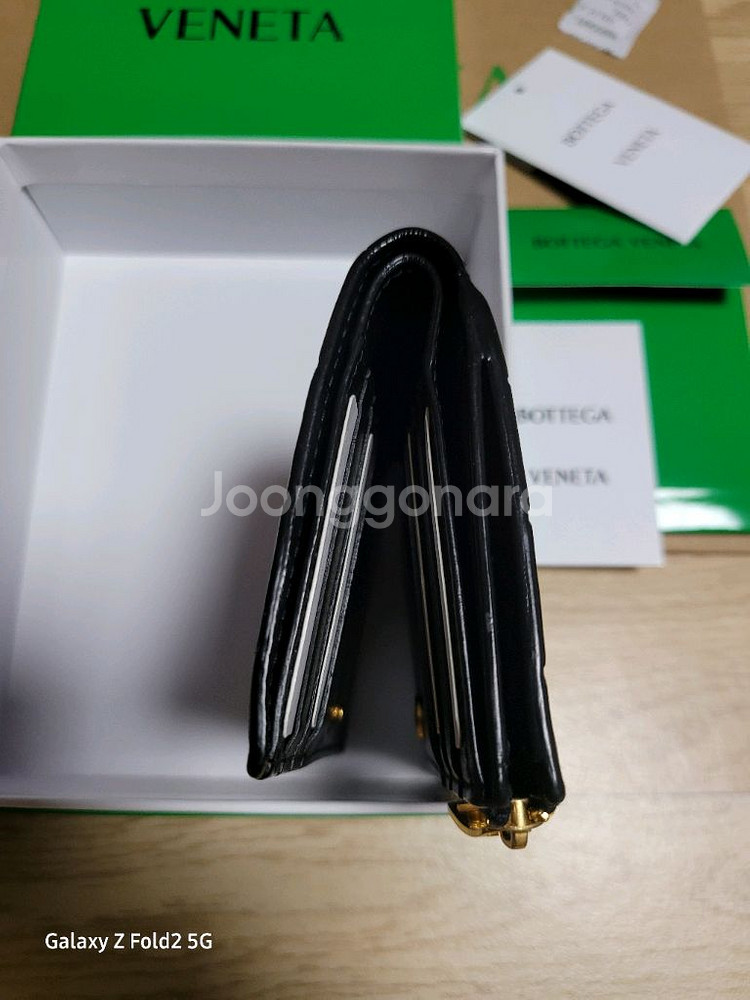 보테가베네타 인트레치아토 바이폴더 반지갑--3