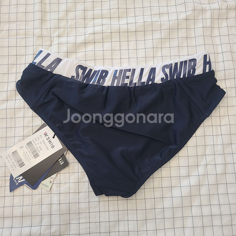 [새상품] 네이비 스위브 브라탑 스윔팬츠 투피스 수영복--6