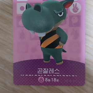 모동숲 아미보 322 곤잘레스 판매합니다